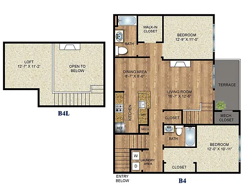 Floor plan B7