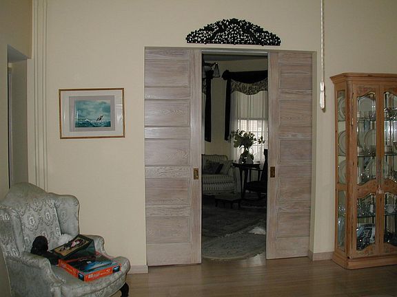 Living Room With Pocket Doors can be additional bedroom