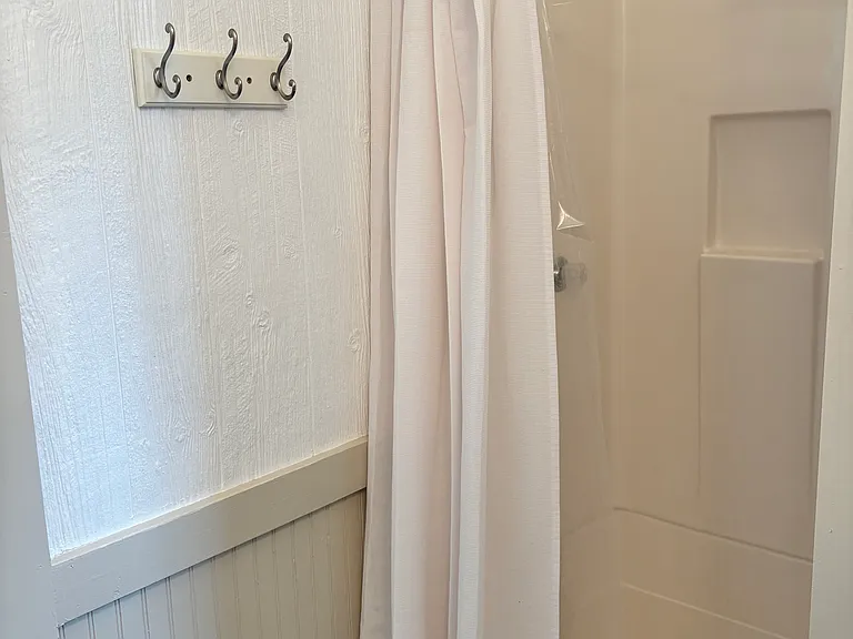 Stand up shower.