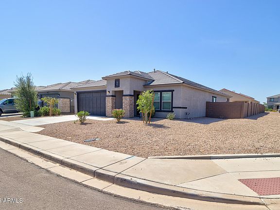 Home sits on large corner lot