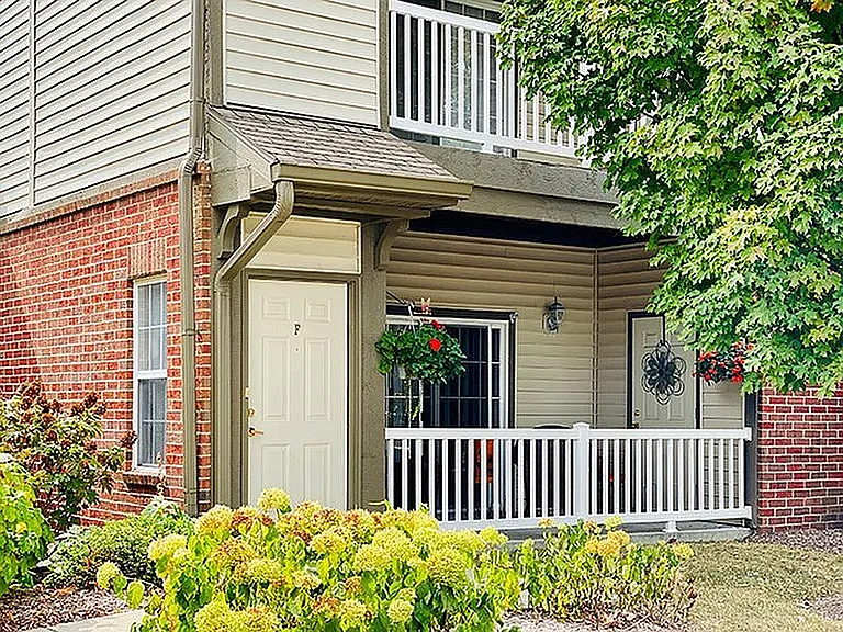 Room to relax, entertain, or just enjoy the view _ this patio space pairs perfectly with our lush landscaping.