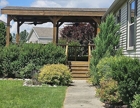10 1/2 x 16 foot Deck