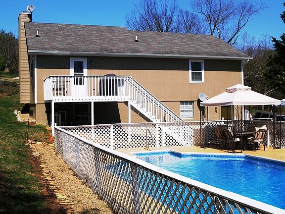 Back view of home