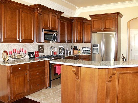Kitchen with Large Bar