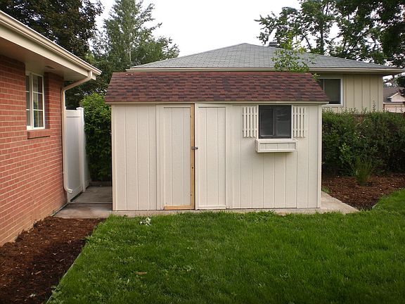 Backyard shed for storage