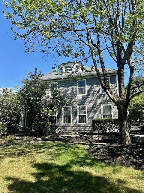 Front of the home on a lovely street