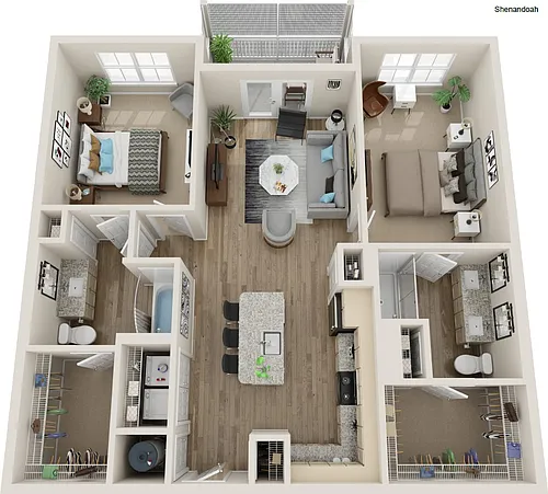Floor plan Shenandoah