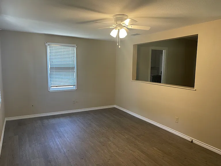 Living room area off of front door