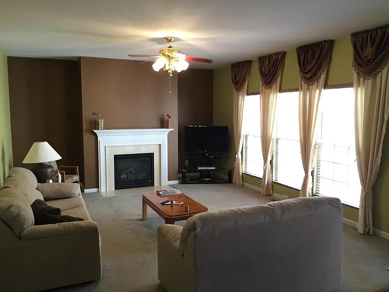 Family Room with Fire Place