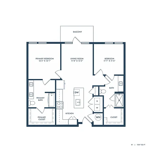Floor plan B1