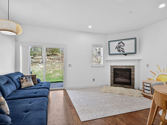 Living Room with slider to patio