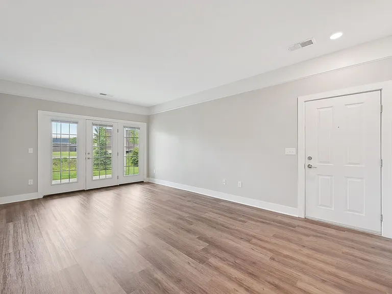 Dooley's Orchard apartment unit showing upgraded flooring.