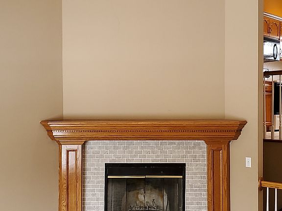 Fireplace with brand new tile