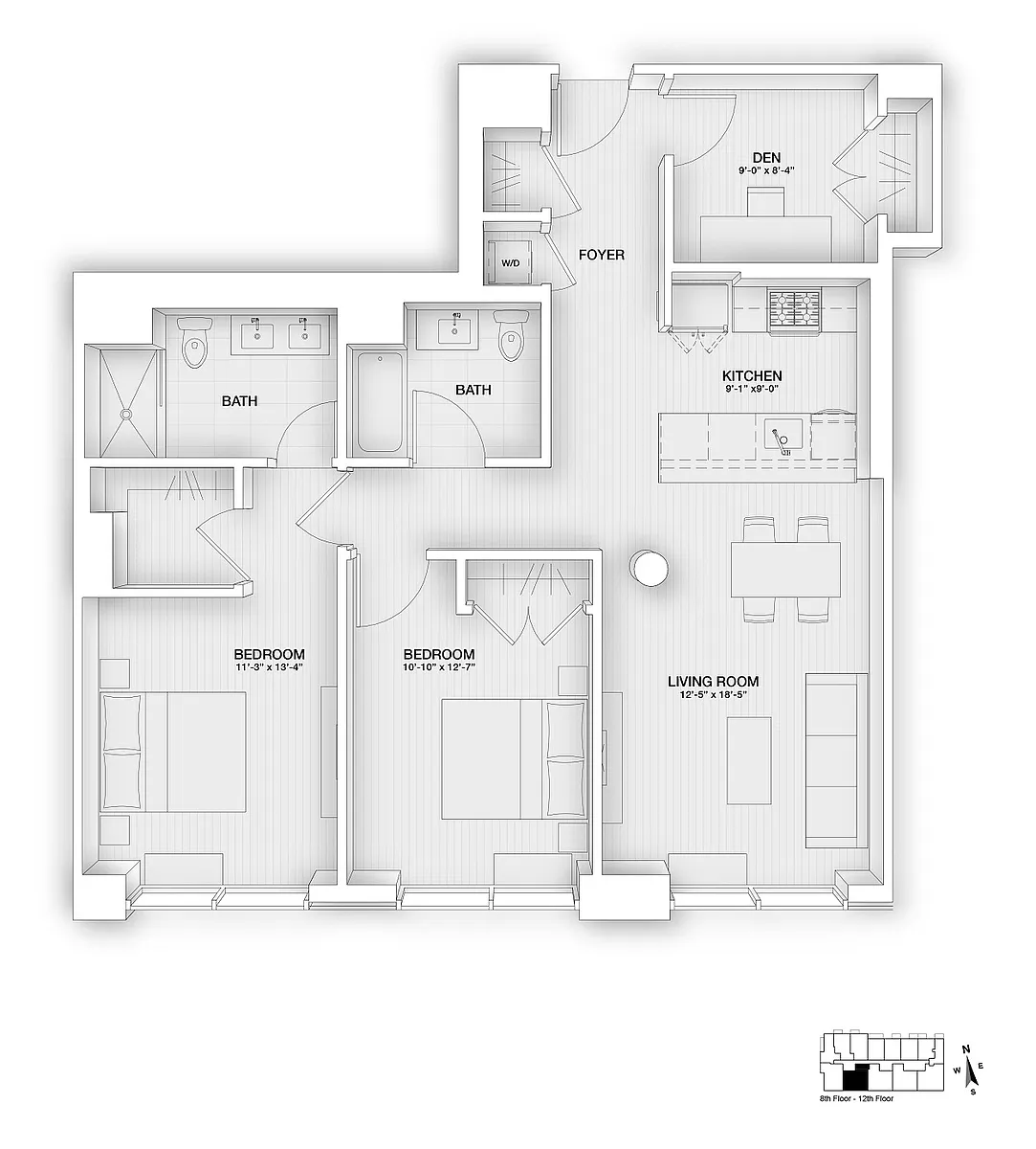 Floor plan JC 802-1202
