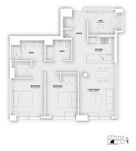 Floor plan JC 802-1202