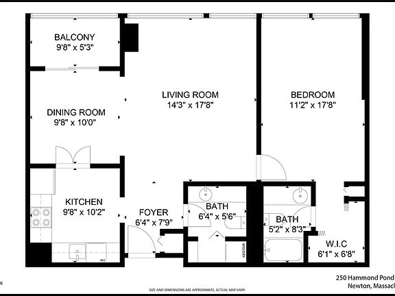 4th image of 250 Hammond Pond Pkwy APT 303S