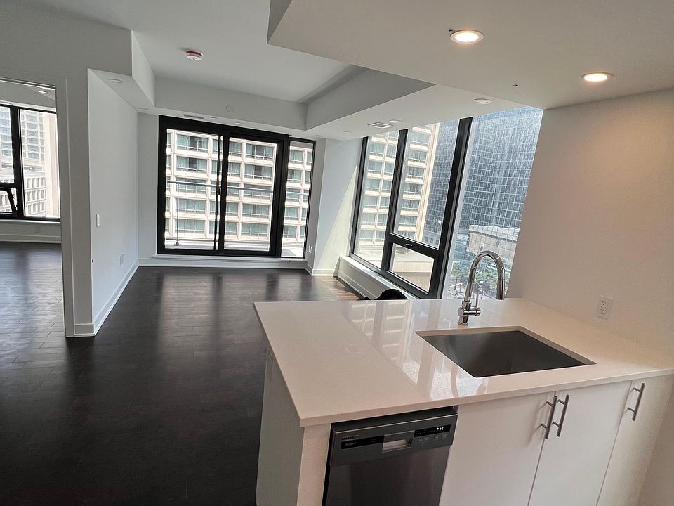 Kitchen view toward living room
