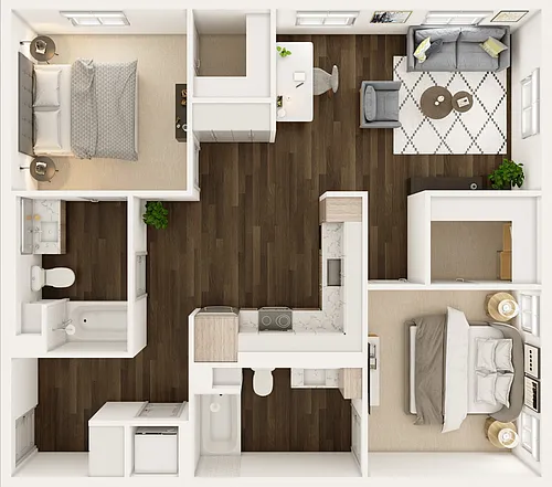 Floor plan Gorge
