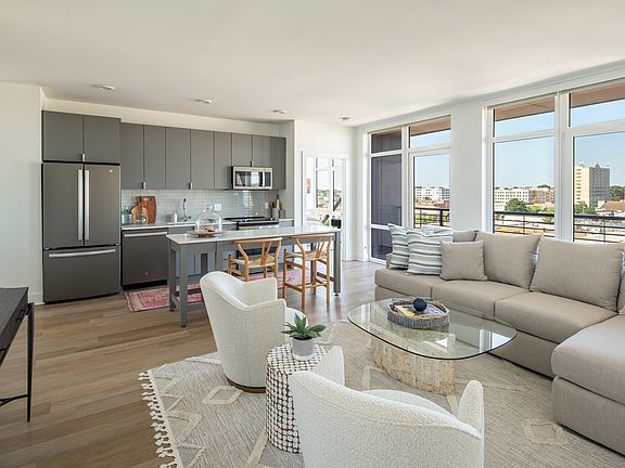 Open Concept Kitchen and Living Room