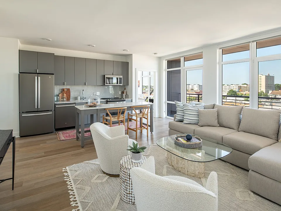 Open Concept Kitchen and Living Room