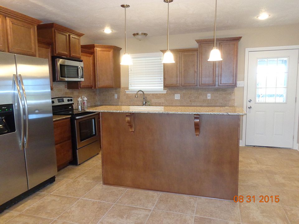 Kitchen open to living