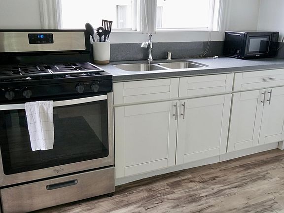Gas Whirlpool Stove and Double Sink