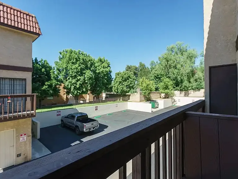 view from a balacony. units vary