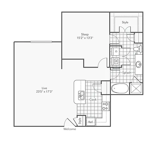 Floor plan Mitchell