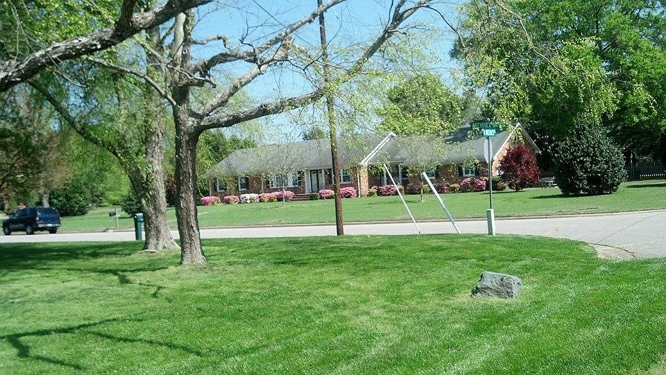 Showing off the corner lot