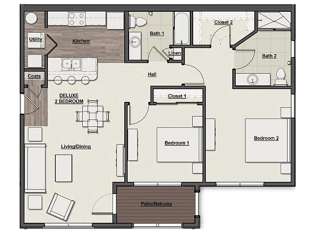 Floor plan Overlook Deluxe Full View