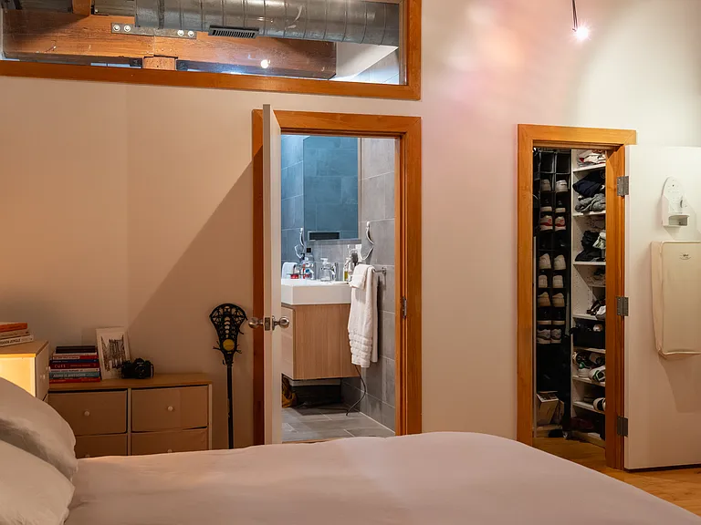 master bedroom with master bath