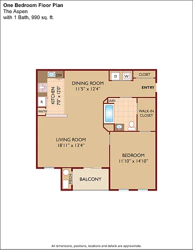 Floor plan $1.82/sq.ft. - The Aspen