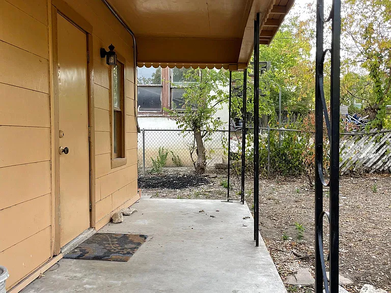Back covered porch