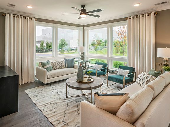 Bright gathering room