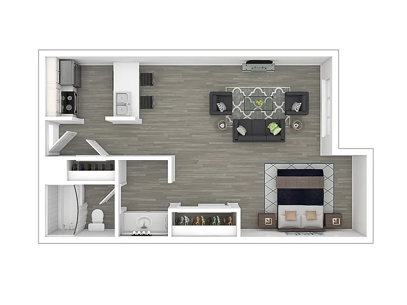 Floor plan Studio