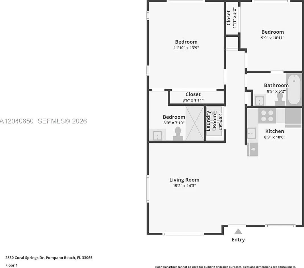 2 bed, 2.0 bath, 860 sqft, $2,300 — Photo 2