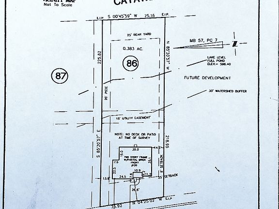 Survey of 120 Lighthouse Rd.