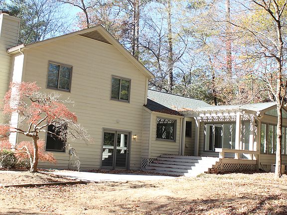 Rear view-nice deck and patio