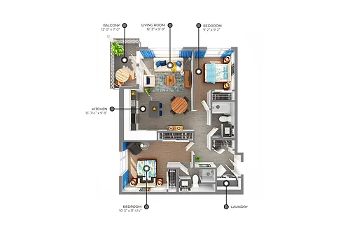 Floor plan 423-310