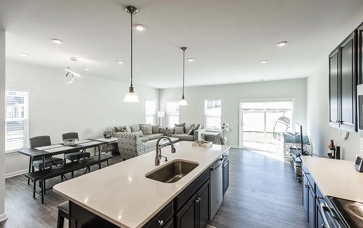 Spacious layout with large kitchen island and seamless entertaining flow - 517 Killarney Park
