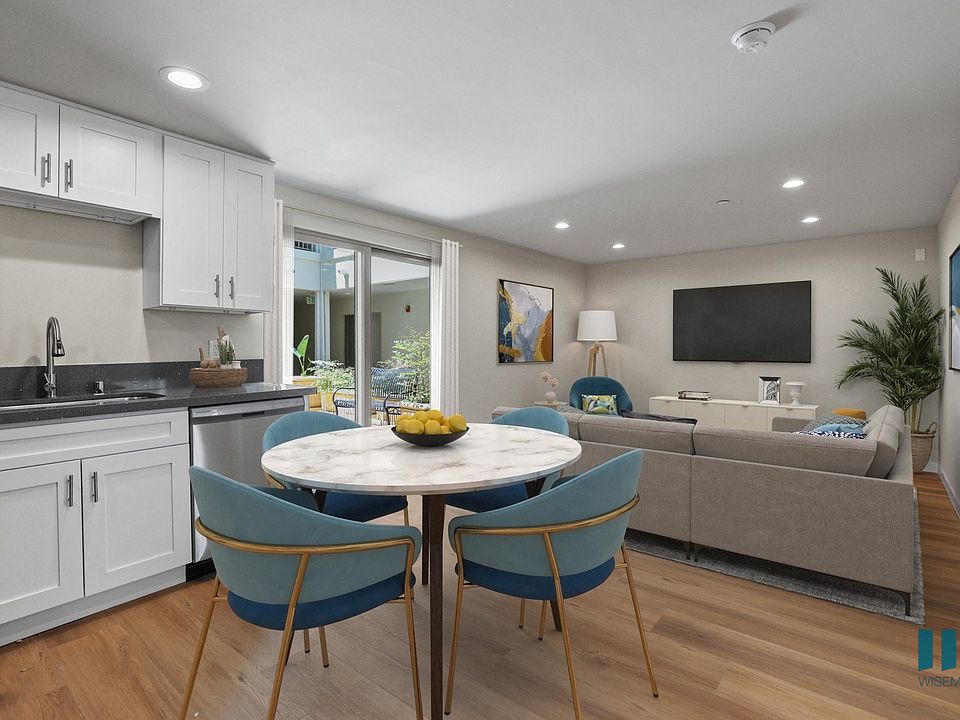 Open-Concept Dining and Living Room Area