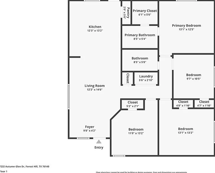 4 bed, 2.0 bath, 1328 sqft, $1,865 — Photo 2