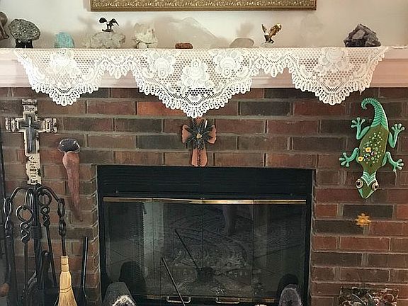 Fireplace in Family room