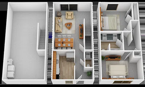 Floor plan Manistee Townhouse