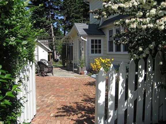 Patio, southwest side of house