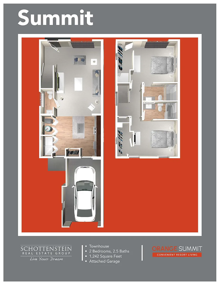 Floor plan Summit Townhome
