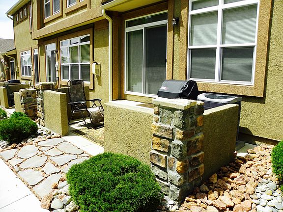 Spacious patio area