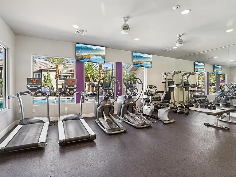 Fitness Center and Pool View