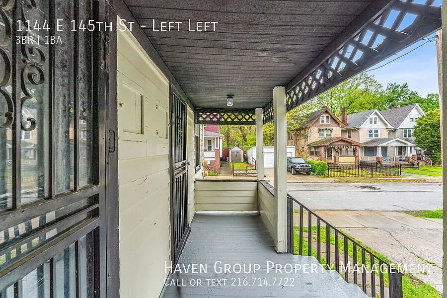 1144 E 145th St | Left, Cleveland, Ohio, 44110 - Spacious 3-bed 1-bath multi-family home! — Photo 2