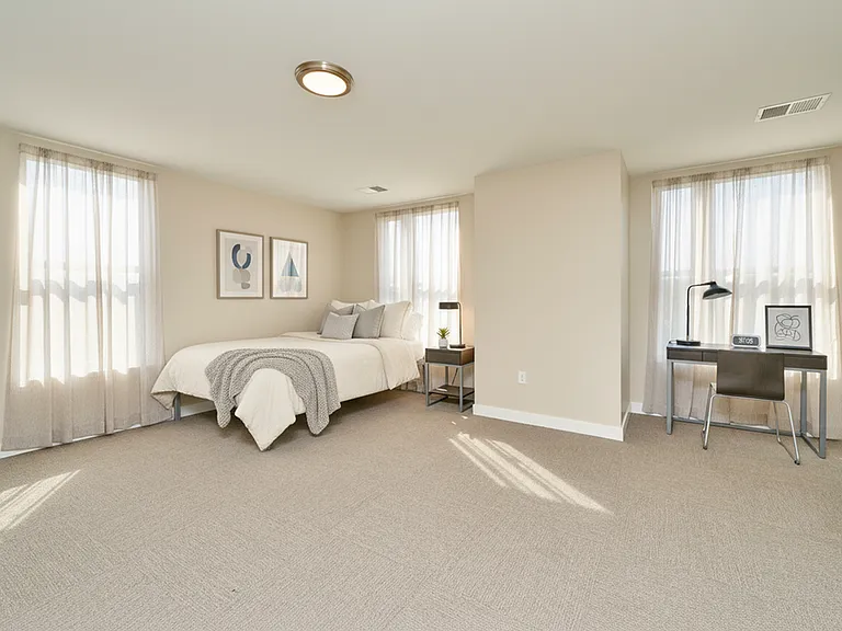 Staged bedroom Staged bedroom